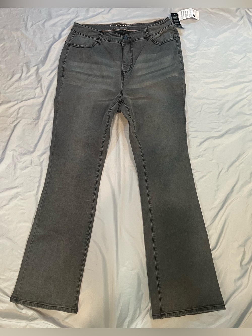 G by Giuliana G Sculpt 405 Boot Jean 16W Charcoal Black NWT Lycra Beauty Denim